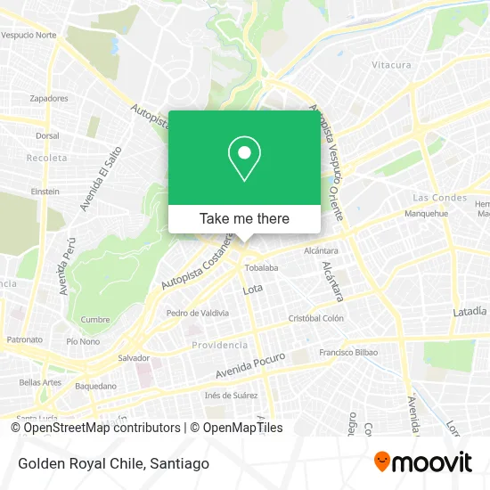 Golden Royal Chile map