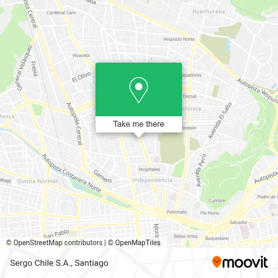 Sergo Chile S.A. map