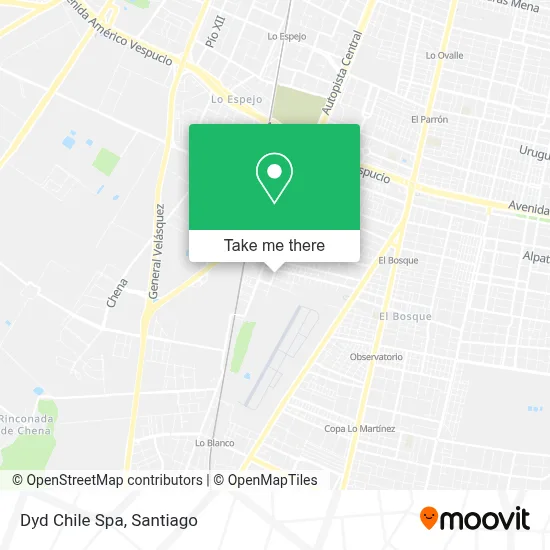 Dyd Chile Spa map