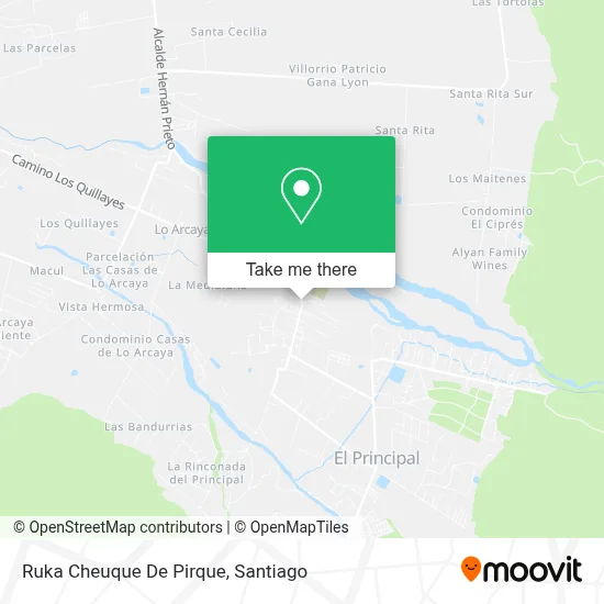 Ruka Cheuque De Pirque map