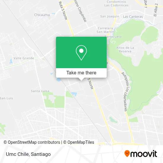 Umc Chile map