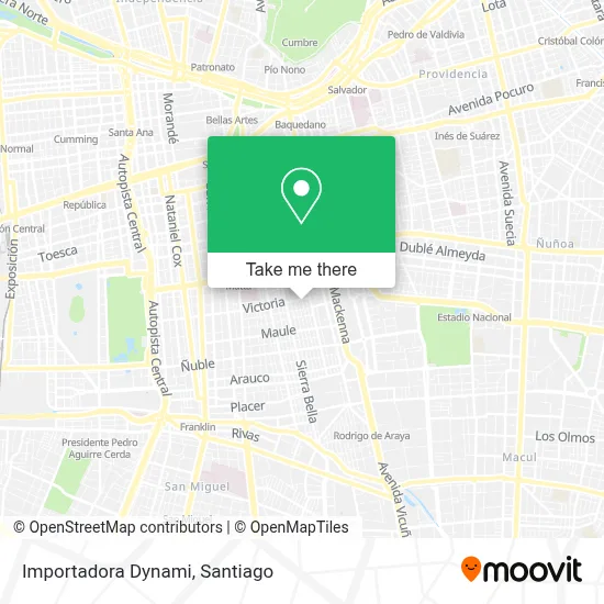 Importadora Dynami map