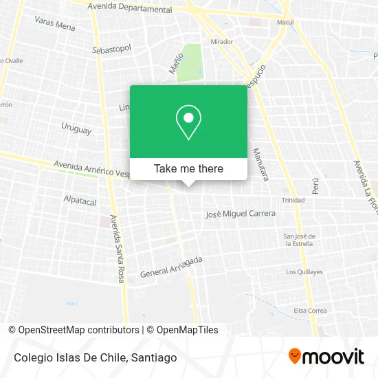 Colegio Islas De Chile map