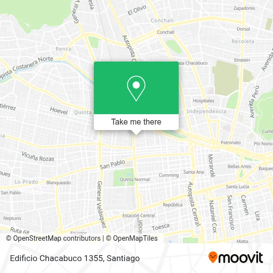 Edificio Chacabuco 1355 map