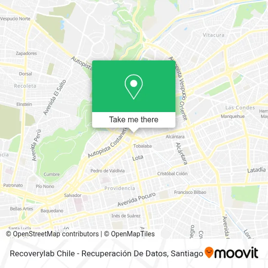 Recoverylab Chile - Recuperación De Datos map