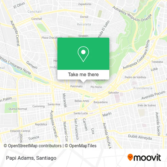 Papi Adams map