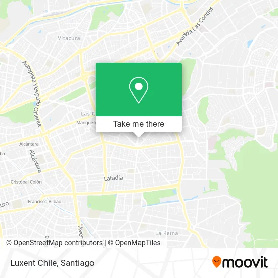 Luxent Chile map