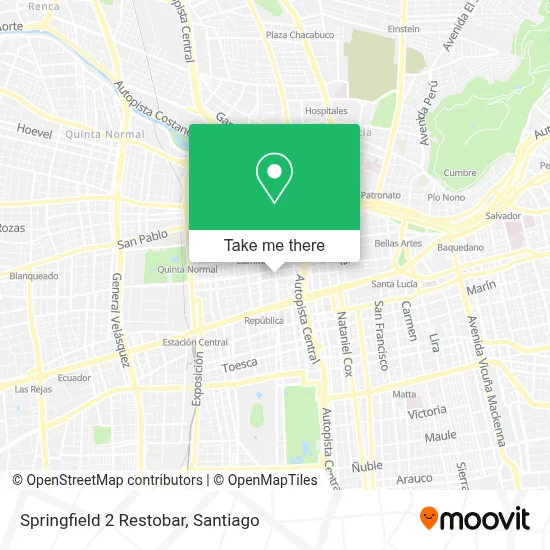 Springfield 2 Restobar map