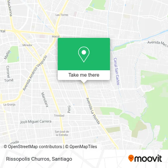 Rissopolis Churros map