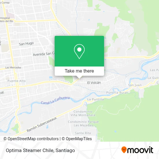 Optima Steamer Chile map