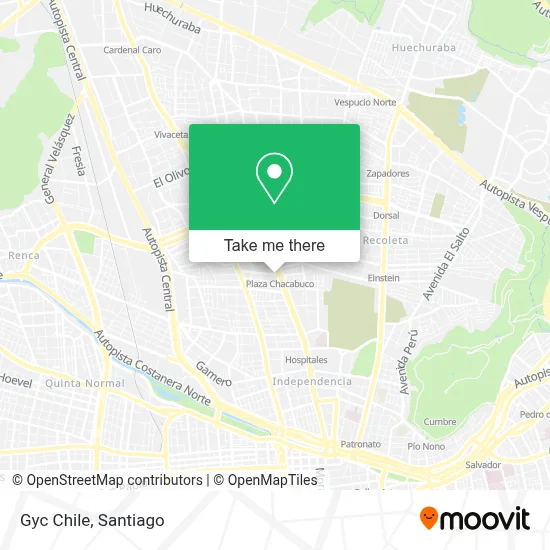 Gyc Chile map