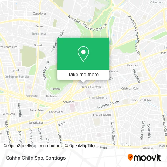 Sahha Chile Spa map