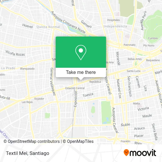 Textil Mei map