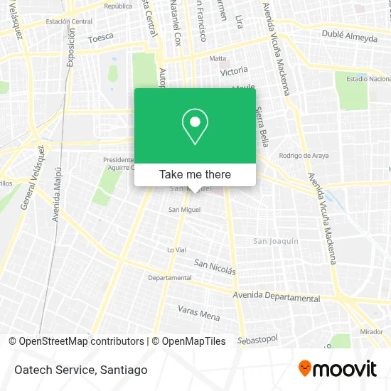 Oatech Service map