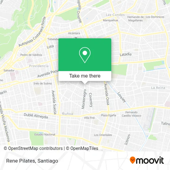 Rene Pilates map
