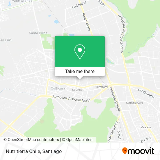Nutritierra Chile map