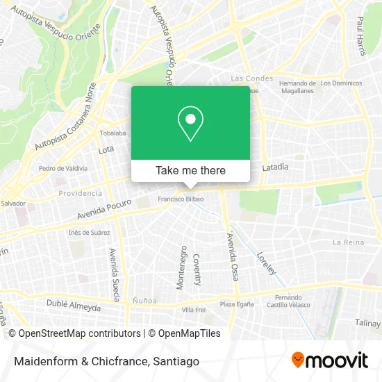 Maidenform & Chicfrance map