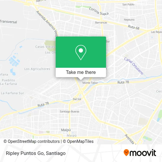 Ripley Puntos Go map