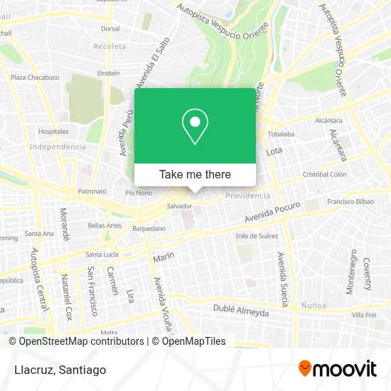 Llacruz map
