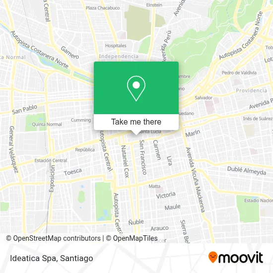 Ideatica Spa map