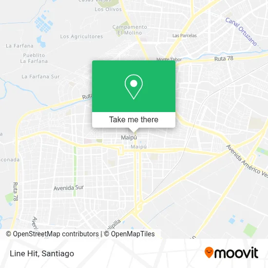 Line Hit map