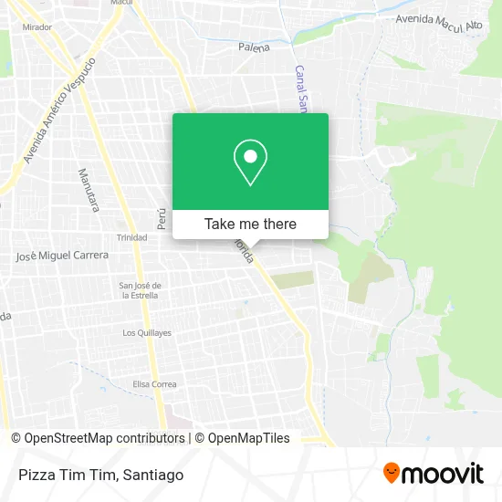 Pizza Tim Tim map