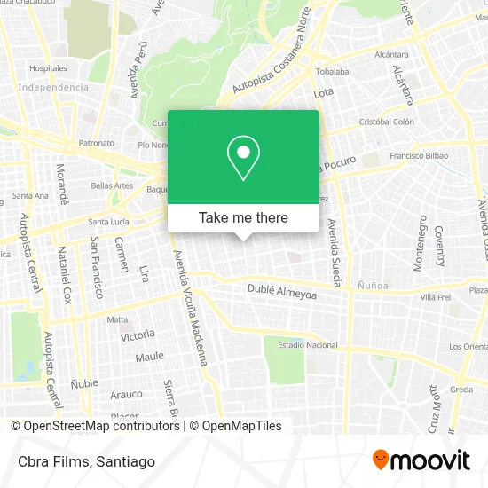 Cbra Films map
