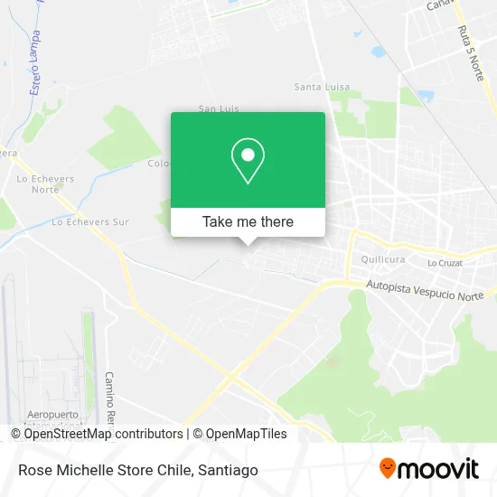 Rose Michelle Store Chile map