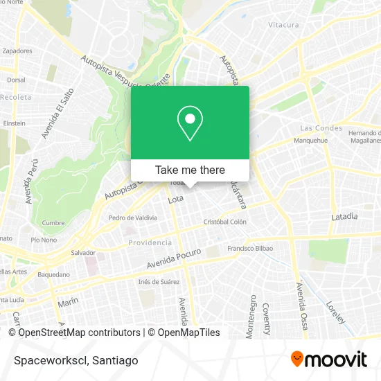 Spaceworkscl map