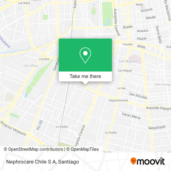 Nephrocare Chile S A map