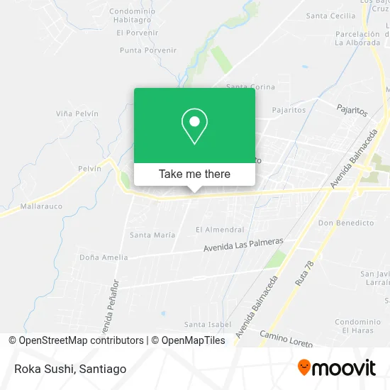 Roka Sushi map