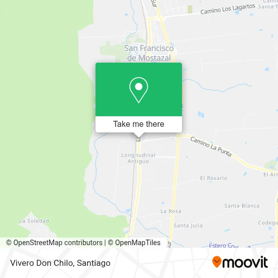 Vivero Don Chilo map
