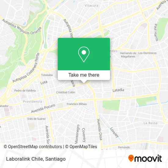 Laboralink Chile map