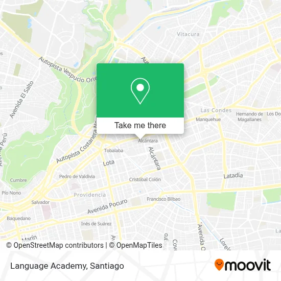 Language Academy map