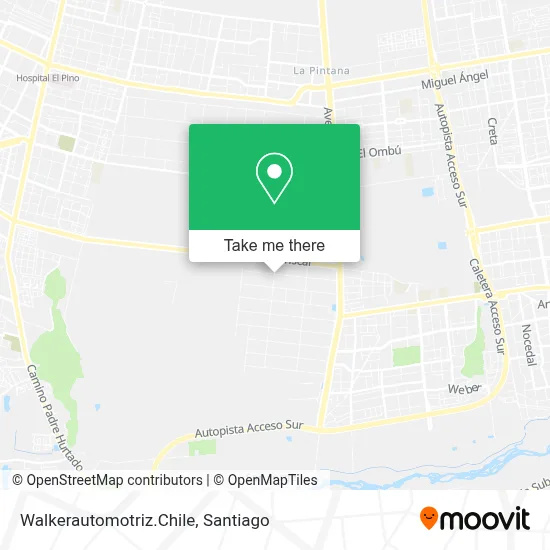 Walkerautomotriz.Chile map