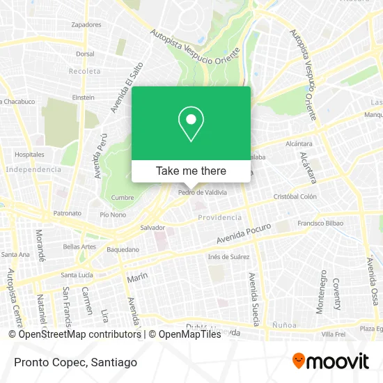 Pronto Copec map
