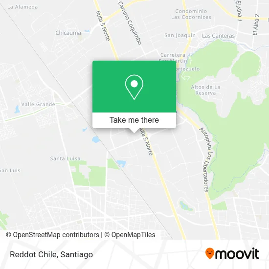 Reddot Chile map