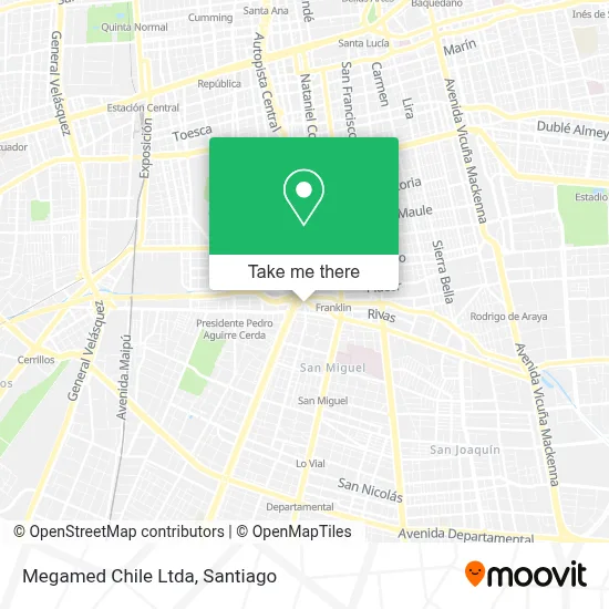 Megamed Chile Ltda map