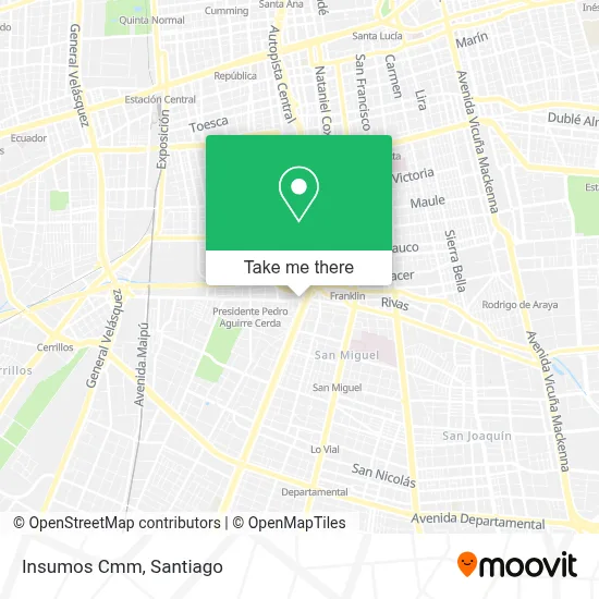 Insumos Cmm map
