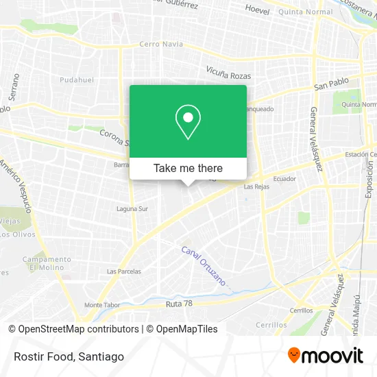 Rostir Food map