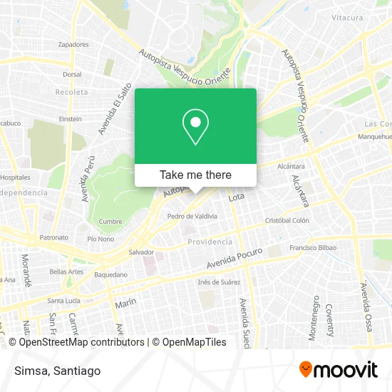 Simsa map