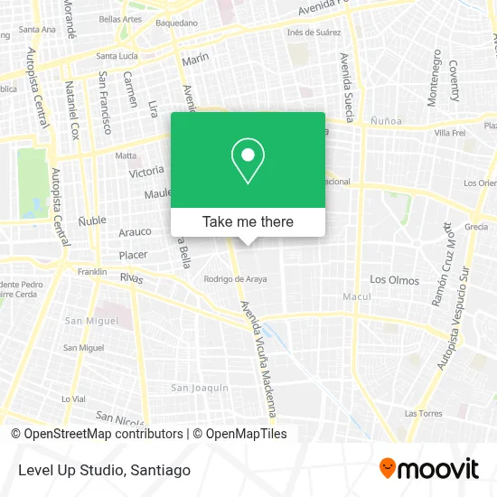 Level Up Studio map