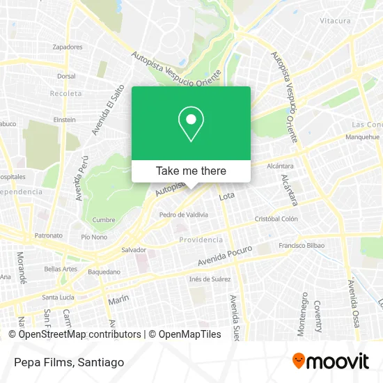 Pepa Films map