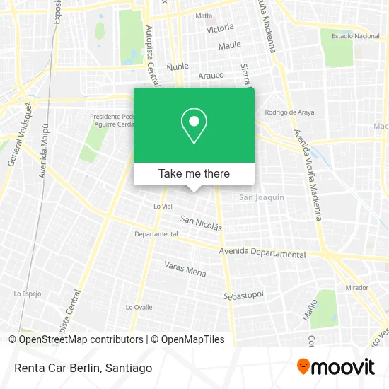 Renta Car Berlin map