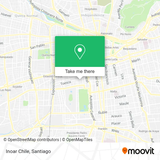 Inoar Chile map