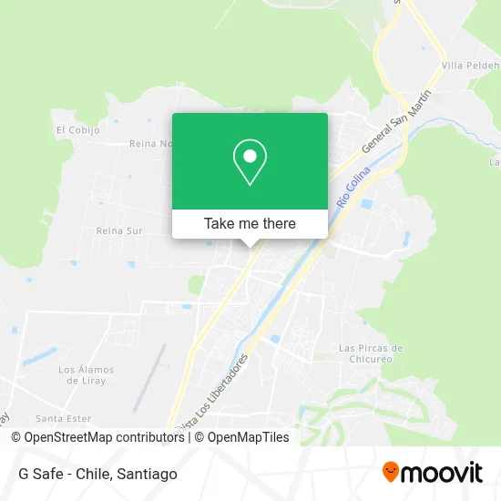 G Safe - Chile map