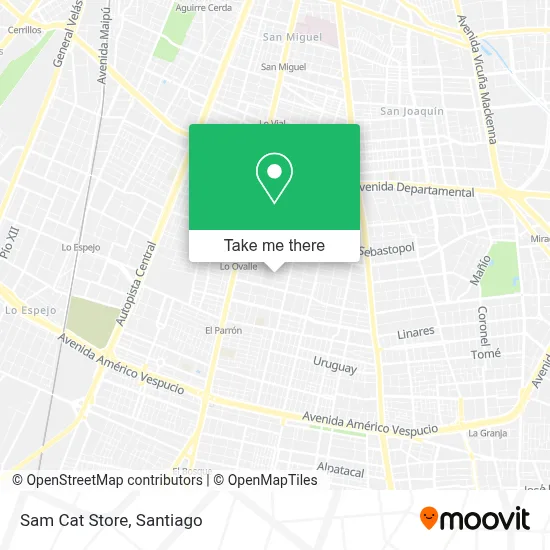 Sam Cat Store map