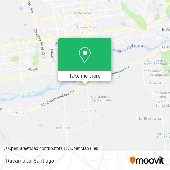 Rucamapu map