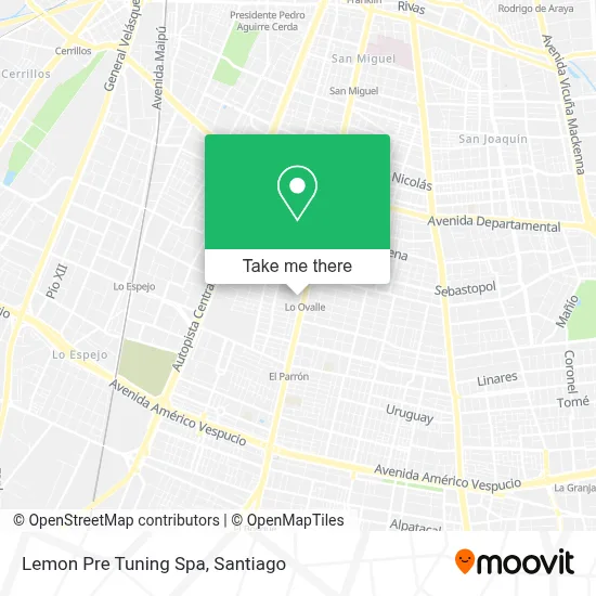 Lemon Pre Tuning Spa map