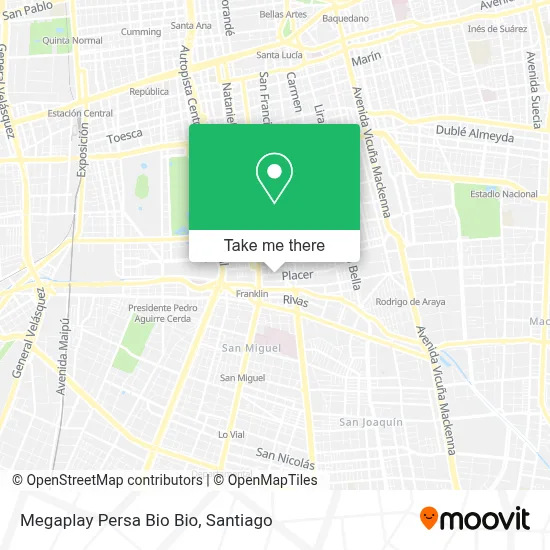 Megaplay Persa Bio Bio map